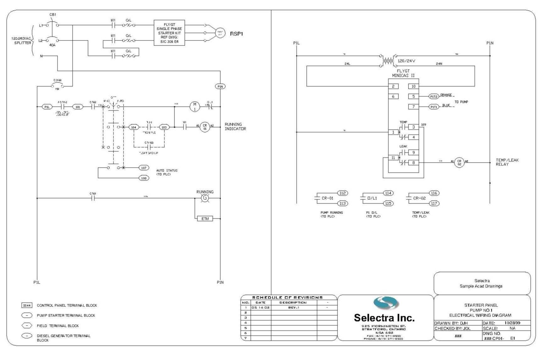 Flygt Minicas Wiring Diagram Flygt Minicas 14 407129 Mini 120 Control